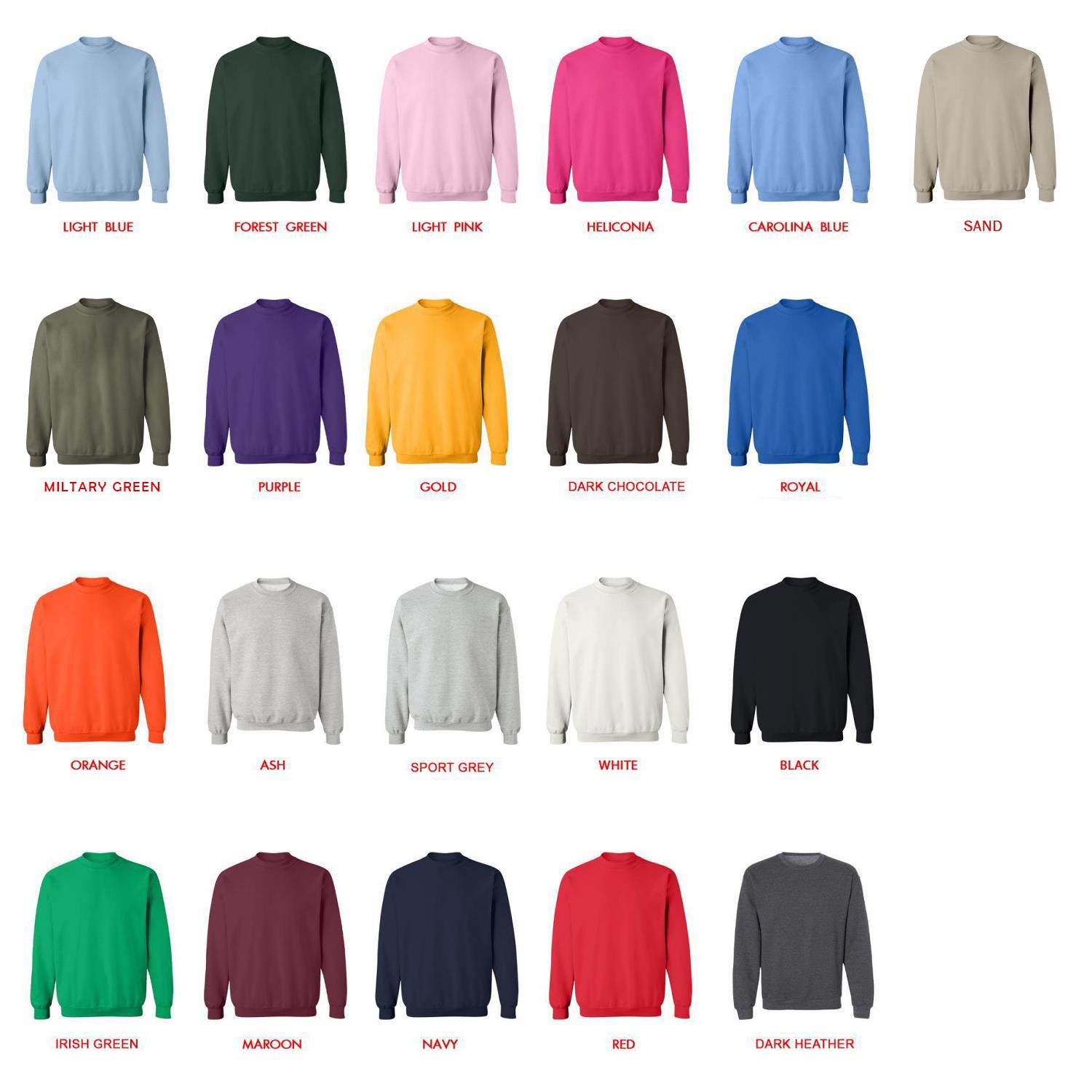 sweatshirt color chart - Chainsaw Man UK Store
