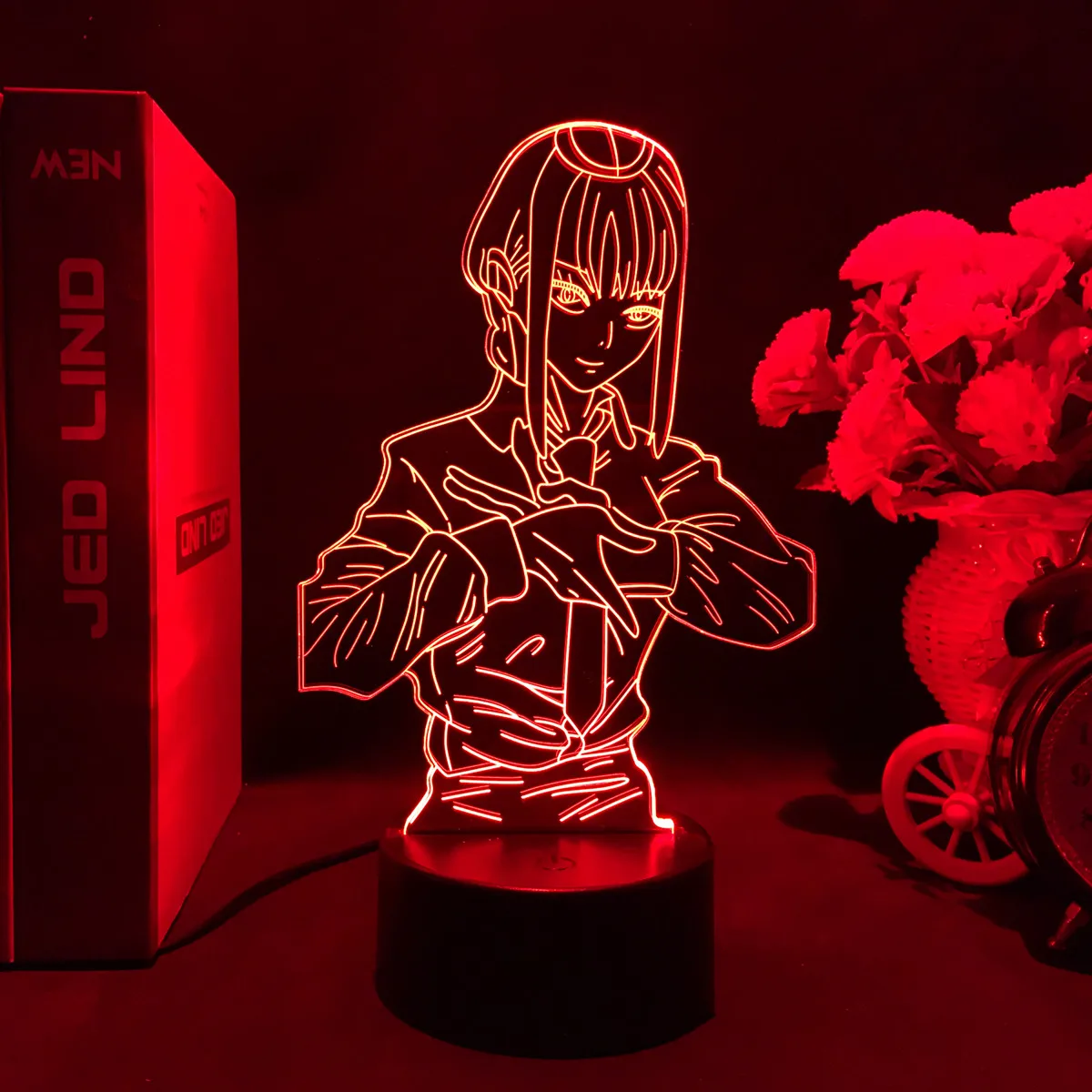 3d Led Lamp Anime Chainsaw Man for Bedroom Decoration Nightlight Kids Birthday Gift Manga Chainsaw Man 11 - Chainsaw Man UK Store
