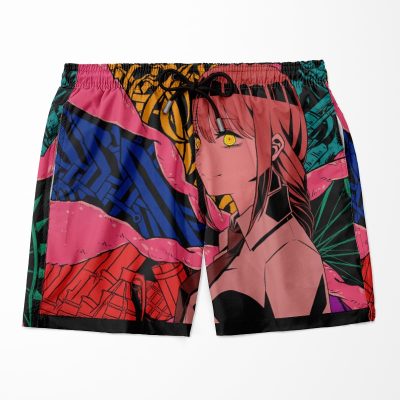 MakimaAbstarctControlDevilArtSwimTrunkfront min 5000x - Chainsaw Man UK Store