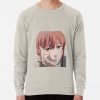 ssrcolightweight sweatshirtmensoatmeal heatherfrontsquare productx1000 bgf8f8f8 - Chainsaw Man UK Store
