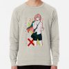 ssrcolightweight sweatshirtmensoatmeal heatherfrontsquare productx1000 bgf8f8f8 18 - Chainsaw Man UK Store
